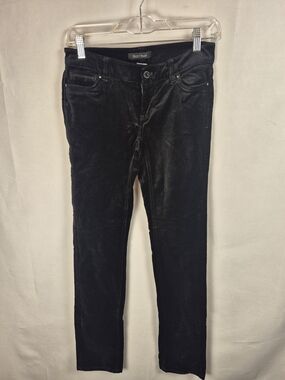Petite Sophisticate Black Velvet Women’s Jeans Size 00